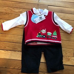 Baby boys Christmas outfit